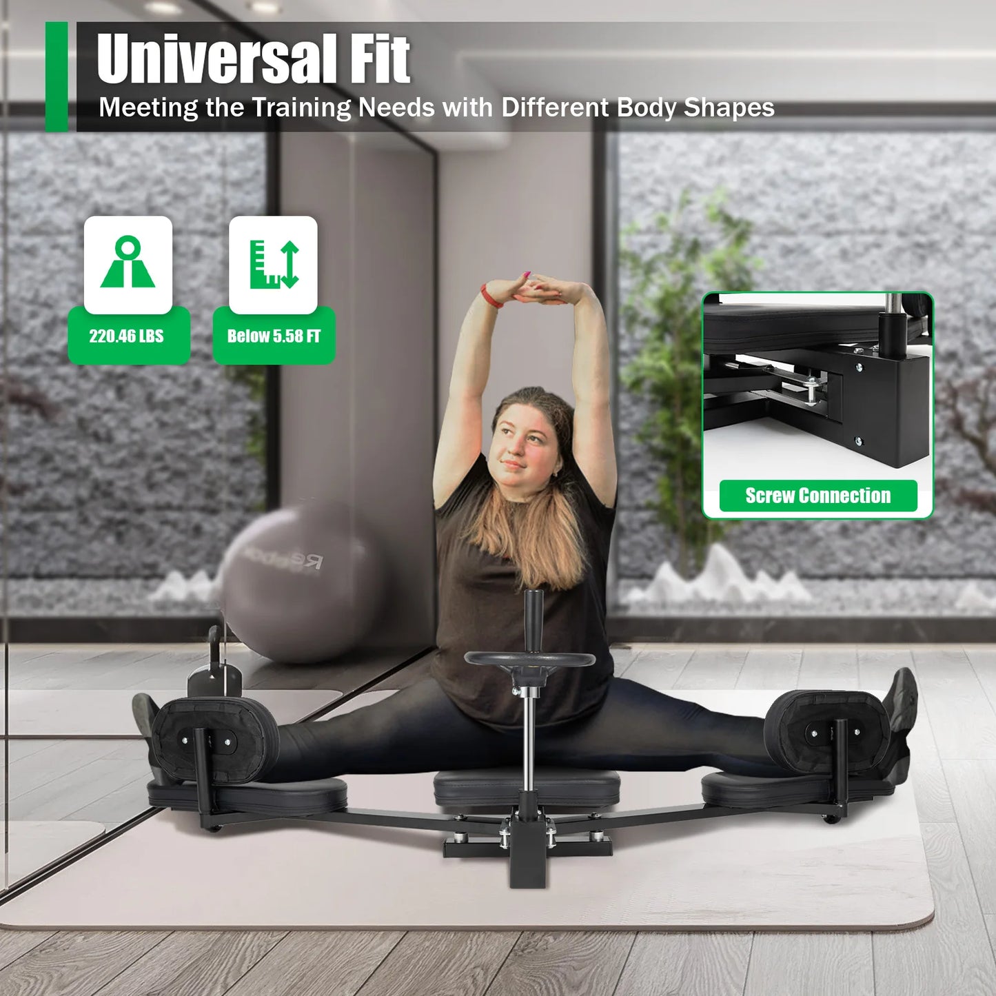 220lbs Pro Leg Stretcher Yoga Split Stretching Machine
